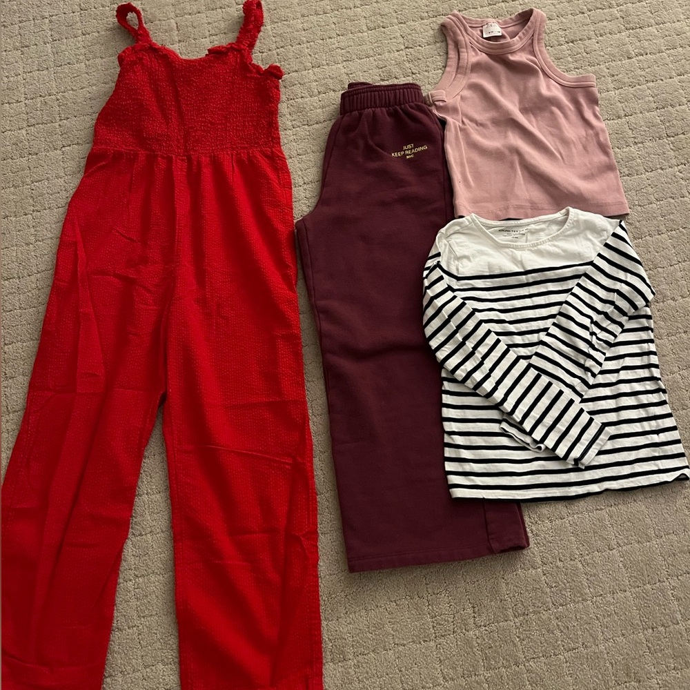 Girls 4 piece clothing set